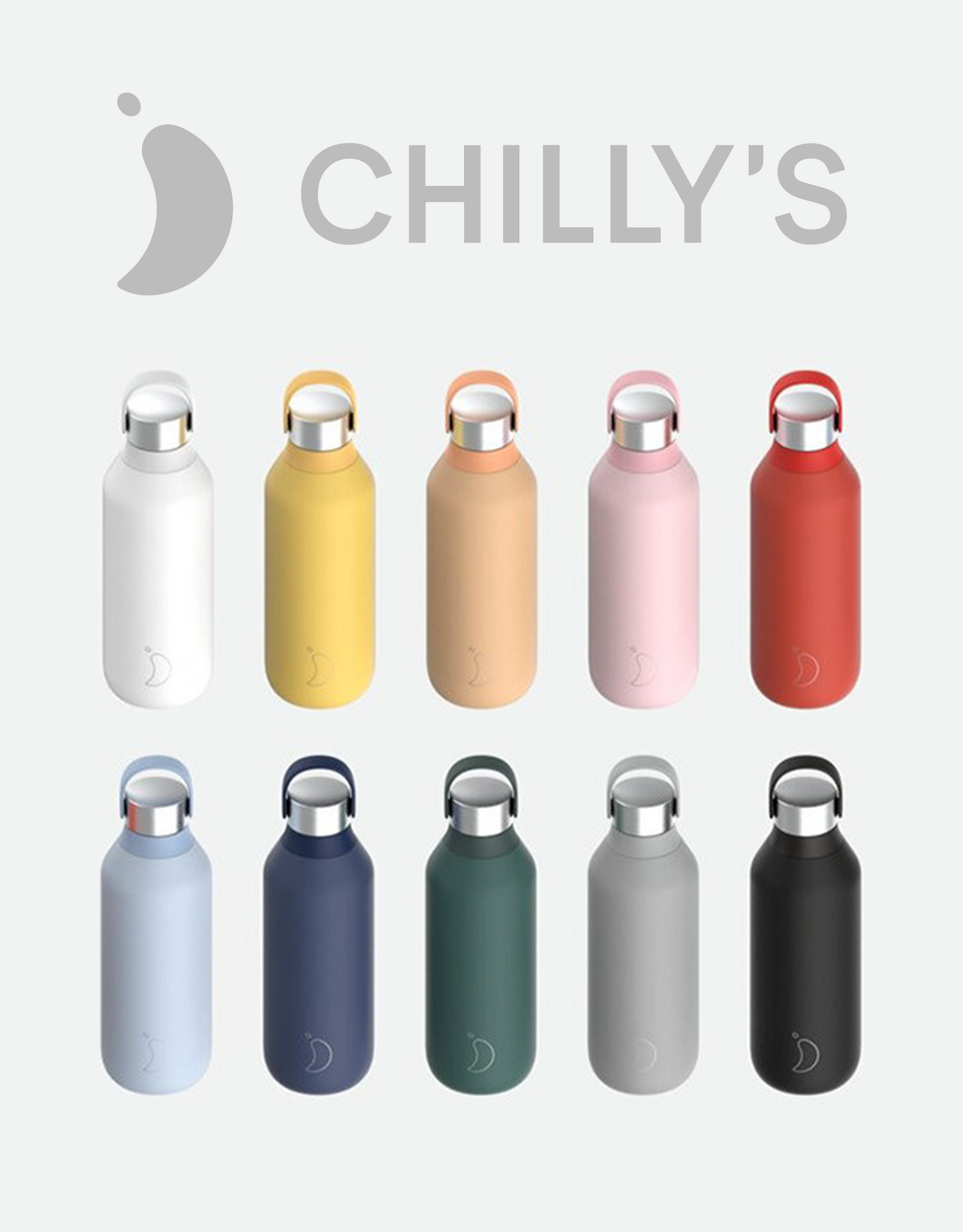 CHILLY'S BOTTLE - BLACK - YOURDRINKSTOGO.